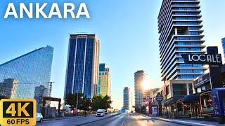 Driving in ANKARA Turkey (Turkiye)  | Scenic City Tour in 4K 