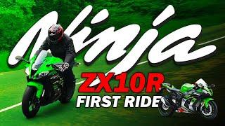 2019 18 17 Kawasaki ZX10R Ninja KRT Review, Road Test, Sound compared with the original 2004 bike.