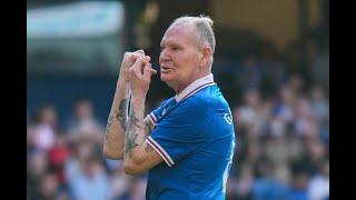 Paul Gascoigne  GAZZA GOAL  Rangers LEGENDS 2022 #rangersfc #rangers #gazza