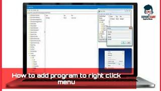 How to add program to right click menu