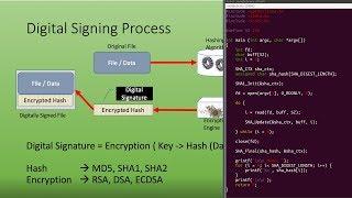 Hashing Encryption Decryption Digital Signature Signing Verification Openssl Pkcs7