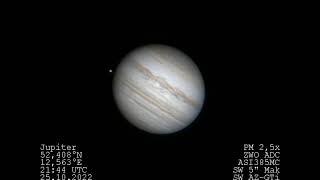 2022 10 25 1900 Jupiter Sky Watcher 127mm Maksutov with ASI 385 MC