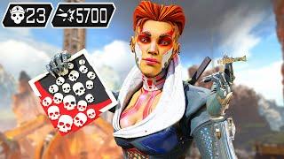 LOBA 23 KILLS & 5700 DAMAGE (Apex Legends Gameplay)