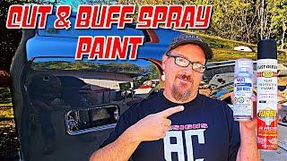 Can You CUT & BUFF 2K Gloss Clear over Flat Black Turbo Spray Paint