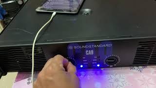 Ca 9 Power Amp and Clarion Speakers Sound Testing