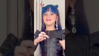 EU TO MUITO FELIZ  - 100k no canal e de CABELO AZUL - #mariaflor  #shortvideo #dancinha