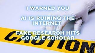 AI is ruining the internet. Dead internet theory is reality