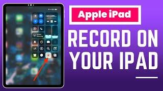 How To Record On iPad !