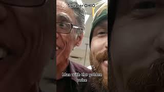 The man with the golden voice@SweaterOhio #goldenvoice  #golden  #irl  #original  #meme #memes