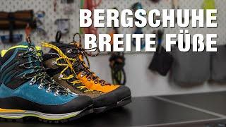 BERGSCHUHE für BREITE Füße - Eine Auswahl