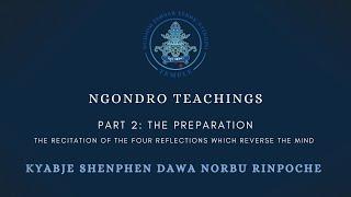 Dudjom Tersar Short Ngöndro teachings by Kyabje Shenphen Dawa Rinpoche (Part 2: The Preparation)