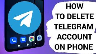 How to delete Telegram account on phone in 2024