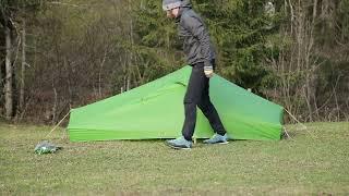 Fun-Sport-Vision | Vaude Lizard Seamless 2-3 Personen Zelt-Aufbau