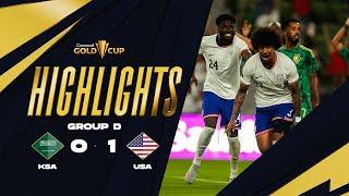 Saudi Arabia 0-1 United States | Gold Cup 2025 | Group Stage