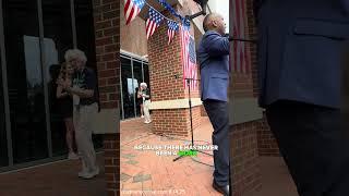 Robert Reives speaks at No Kings protest in Pittsboro, NC - 6.14.25
