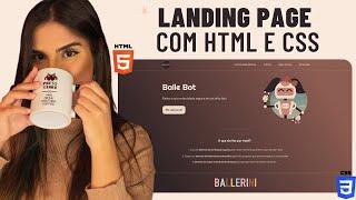 LANDING PAGE COM HTML e CSS!