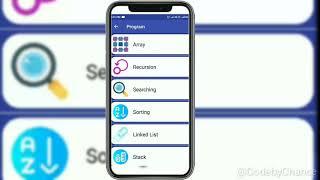 100+ Data structure programs using C  andoid app| CodebyChance