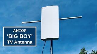 Antop TV Antenna HD Smart Panel BIG BOY Amplified OTA TV Antenna #AntopAT800SBS