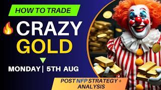 GOLD TRADING STRATEGY MONDAY 5 AUG | XAUUSD ANALYSIS MONDAY 5 AUG | XAUUSD FORECAST MONDAY 5 AUG