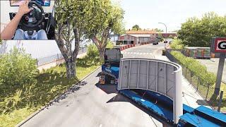 Man TGX Euro 6 - Corsica | Euro Truck Simulator 2 | Logitech g29 gameplay