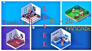 Puzzle Games | Fancade tutorial | Fancade Tumble 2 | level 01 - 20 | #gaming #fancade #puzzlegames