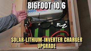 Bigfoot Truck Camper 10.6 Got An Upgraded Solar System, Lithium Batteries & 3000W Inverter Charger