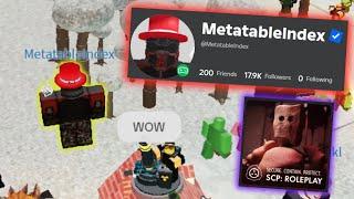 2v2ing MetatableIndex (SCP: RP Owner) in Tower Battles | Roblox