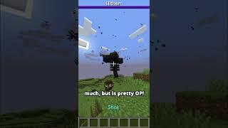 How to get a Knockback 1000 Stick in Minecraft  #shorts