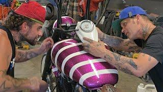 Morning of Day 5... Reassembling Colton's Controversial Bike with Kitten Gloves 🫤