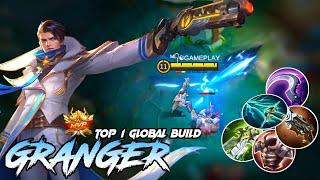 GRANGER GOLD LANE - THE BEST BUILD FOR GRANGER TOP 1 GLOBAL BUILD" MLBB