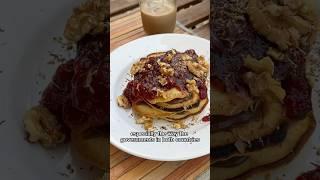 Making my Italian boyfriend his favorite breakfast! ￼ #shesthetea #pancakes #roma #italianbf