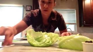 How to EAT on $2 a day-DAY 4- SWEET AND SOUR STUFFED CABBAGE