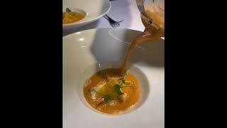 Lobster Bisque, Ravioli and Cognac