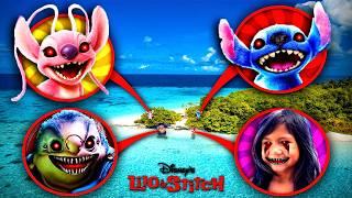 DRONE CATCHES LILO, STITCH, & ANGEL IN REAL LIFE!! (ON CAMERA)