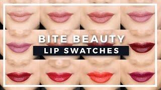 MY FAVE LIPSTICKS: Bite Beauty Lip Swatches & Review!