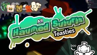 All Haunted Suburbs Toasties | Roblox - Find The Toasties [344]