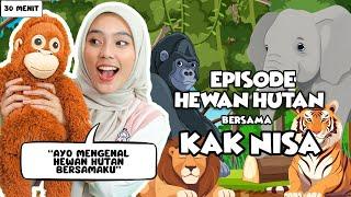 Belajar dan Bermain Episode Mengenal Hewan Hutan Untuk Balita - Belajar Kata, Lagu Interaktif Balita