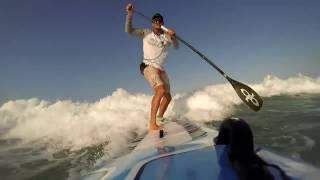 NSP's Titouan Puyo training for the ISA world SUP championship 2016 .