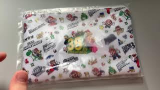 Super Mario Bros. 35th Anniversary Zipper Pouch Unboxing