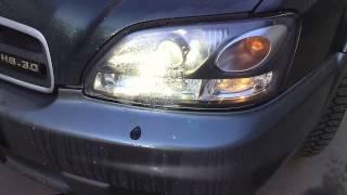 Subaru Outback BH 3.0 H6 - Bi-xenon lense with headlight washer