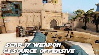 SCAR-17 - CS Source Offensive - CSSO Casual Gameplay - CSS w/ CSGO Mod - CSGO Mirage Map