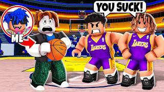 I Pretended to Be A NOOB, To DESTROY TOXIC Kids.. Roblox Basketball Legends