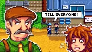 Tell everyone about Lewis and Marnie in Stardew Valley (mod)