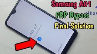 Samsung Galaxy A01 Frp Bypass A01 Bypass Google Account Android 11 No Alliance Shield New Patch!!!