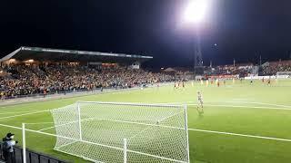 Bodø/Glimt - Roma 2-1 Jubelbrølet på Aspmyra når kvartfinalen i Europa Conf Lg. blåses av 07.04.2022