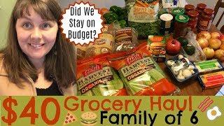 $40 Grocery Haul for Family of 6- WINNING!