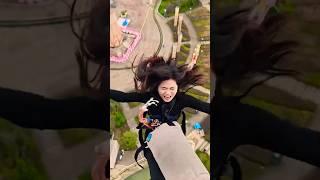 This woman is really crazy. #shorts #Extremesport #viralvideo