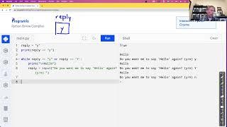 Python 6b - while true loops