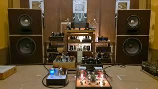 how sound of the open baffle speaker with my latest tube amp