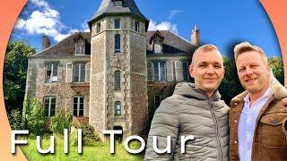 RESTORATION of a French Château LEFT in RUINS | FULL TOUR